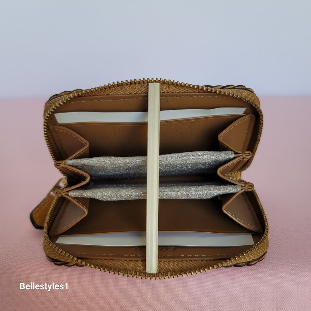 COACH Small Tabby Chain Clutch With Braided Trim & Matching Small Card Case SET⭐ - Picture 14 of 16
